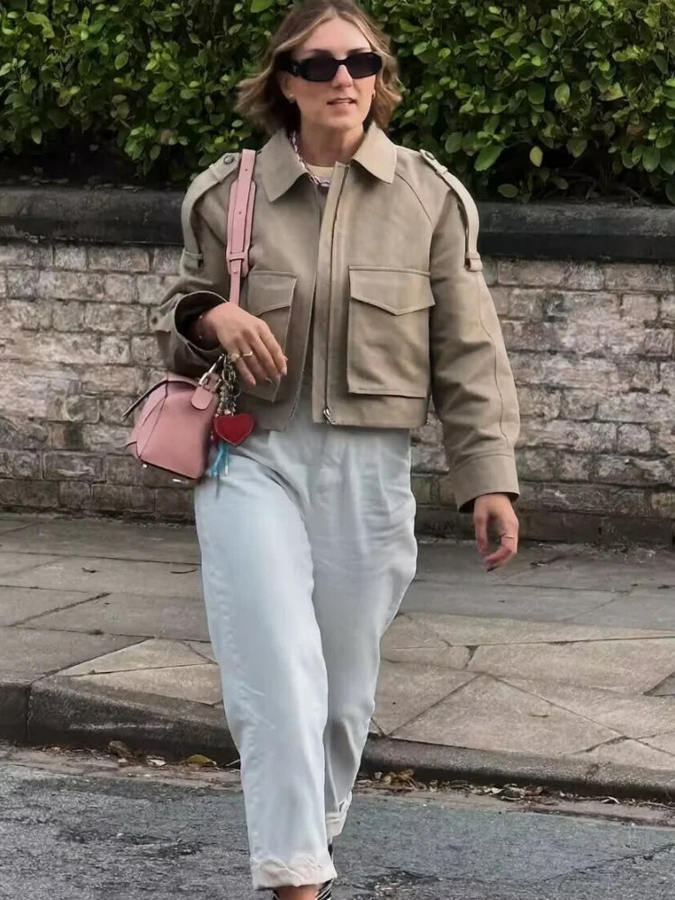 Women’s Turn-Down Collar Jacket