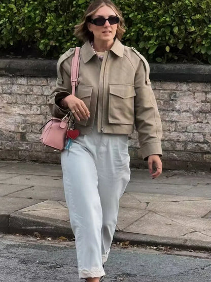 Women’s Turn-Down Collar Jacket