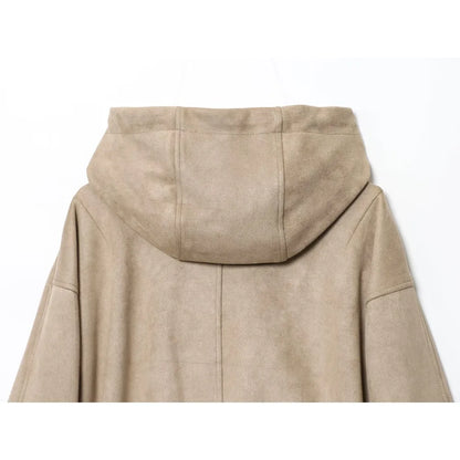 Women’s Hooded Suede Jacket
