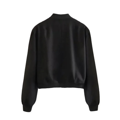 Women’s White Bomber Jacket