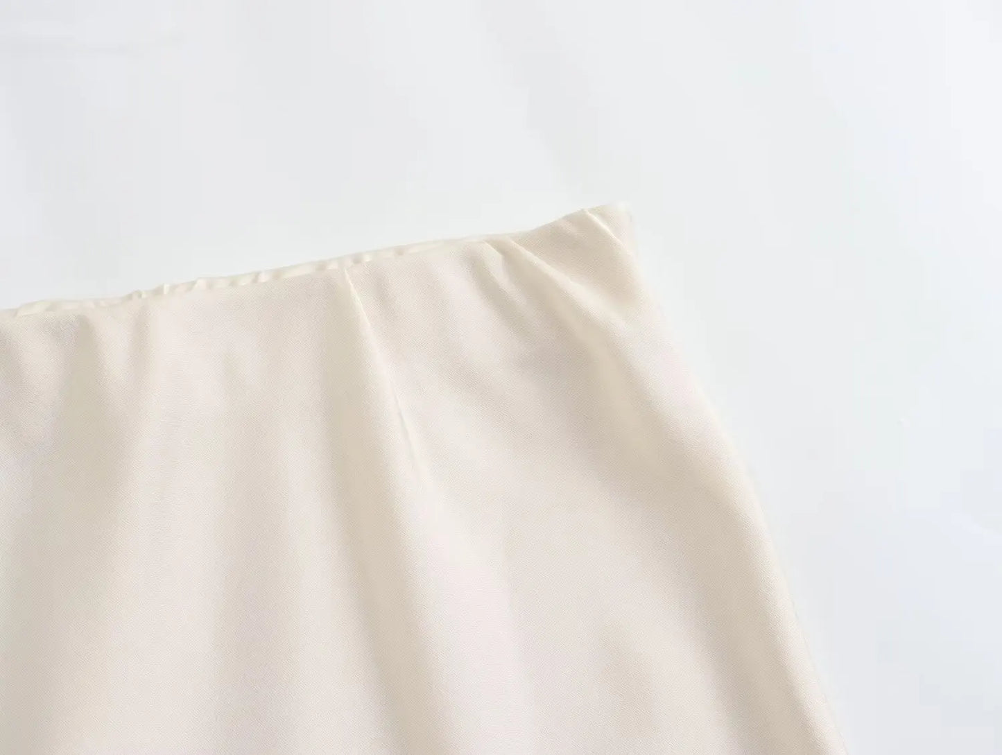 Women’s Satin High-Waist Midi Skirt
