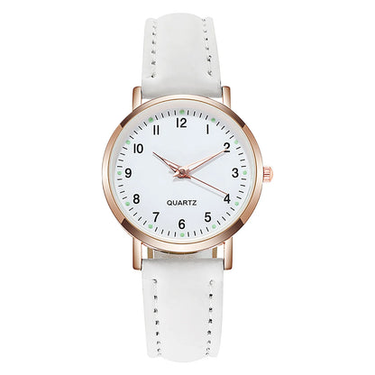 Women’s Luxury Leather Strap Quartz Watch