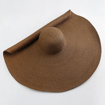 Women’s Oversized UV Protection Straw Hat