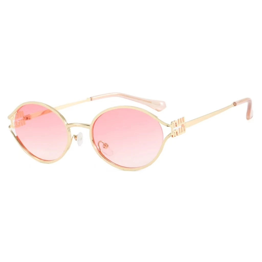 Unisex Designer Metal Sunglasses