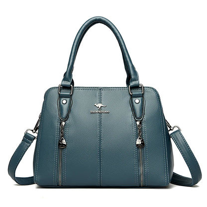 Women’s Luxury Leather Tote – Designer Large Shoulder Bag