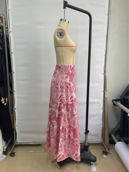 Women’s Elastic Waist A-Line Skirt