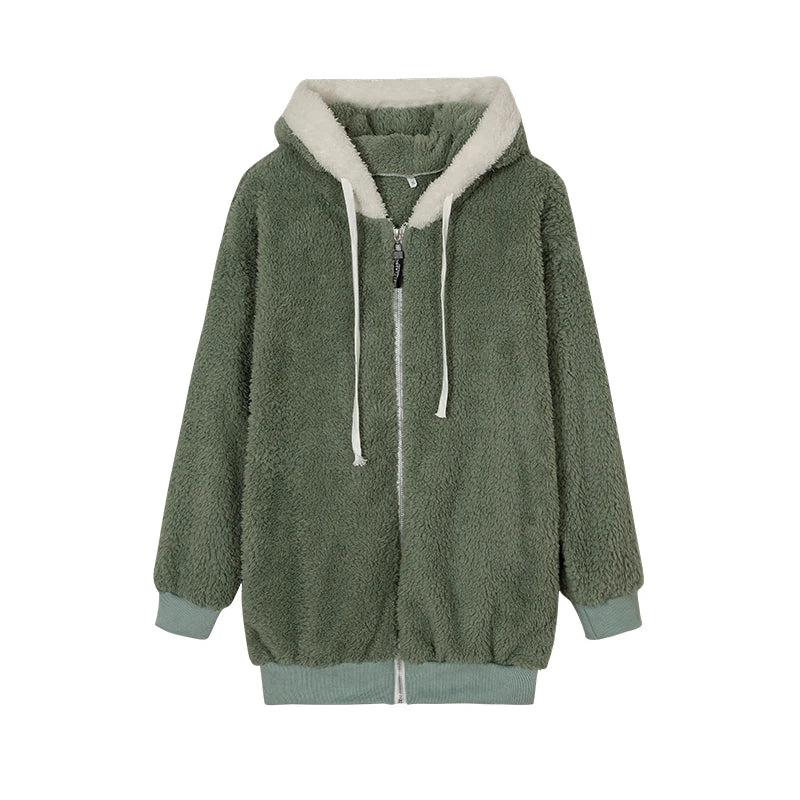 Women’s Plush Hooded Jacket