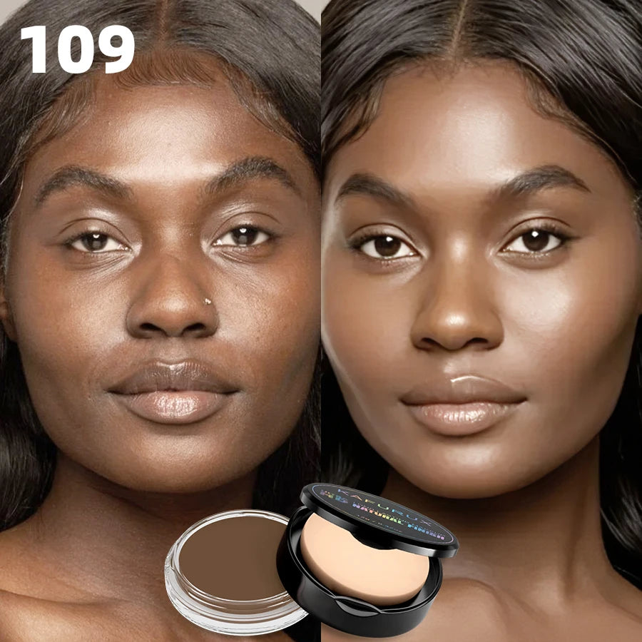 Matte Foundation Cream with Puff