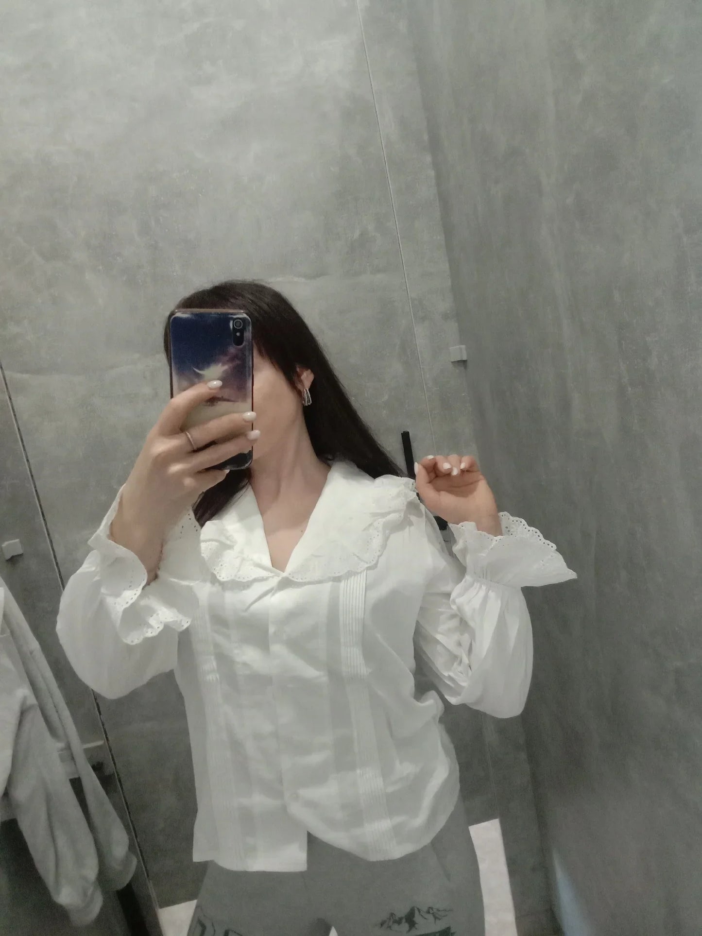 Women Blouse Female Shirt Summer Womens Blouses Spring Maxi Blusas Casual Elegant Vintage Long Sleeve Cotton Oversize Loose