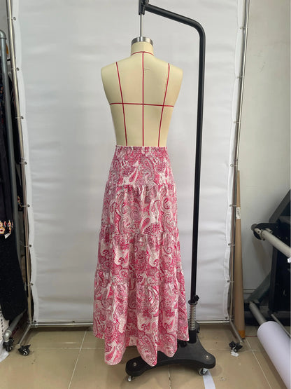 Women’s Elastic Waist A-Line Skirt