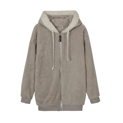 Women’s Plush Hooded Jacket