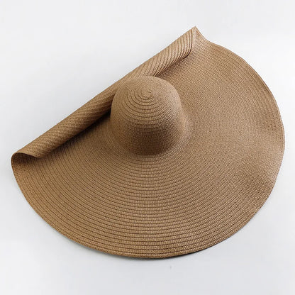 Women’s Oversized UV Protection Straw Hat