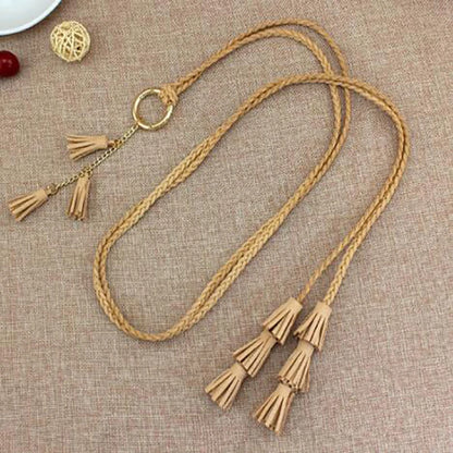 Women’s Boho Tassel Rope Belt