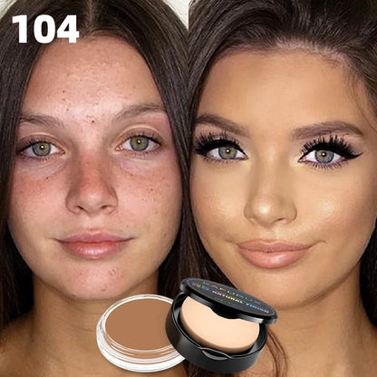 Matte Foundation Cream with Puff