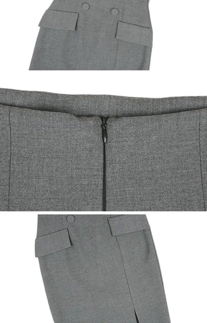 Women’s A-Line Slim Skirt – Korean Casual Style