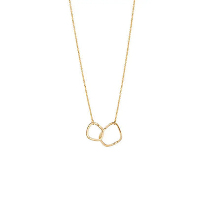 Women’s Geometric Double Round Necklace