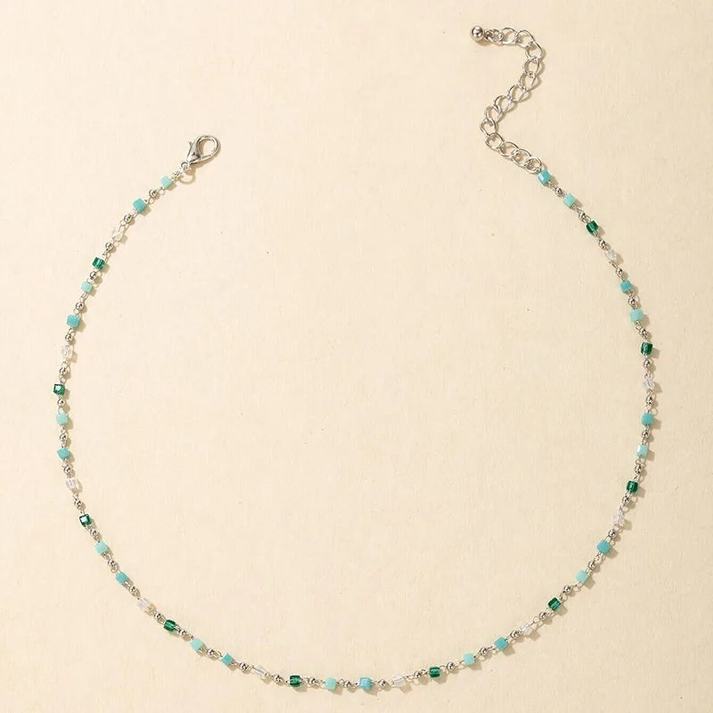 Women’s Boho Beaded Choker Necklace