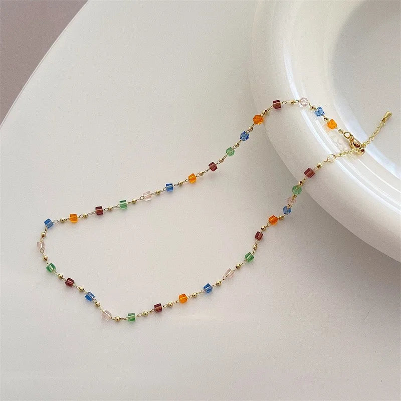 Women’s Boho Beaded Choker Necklace