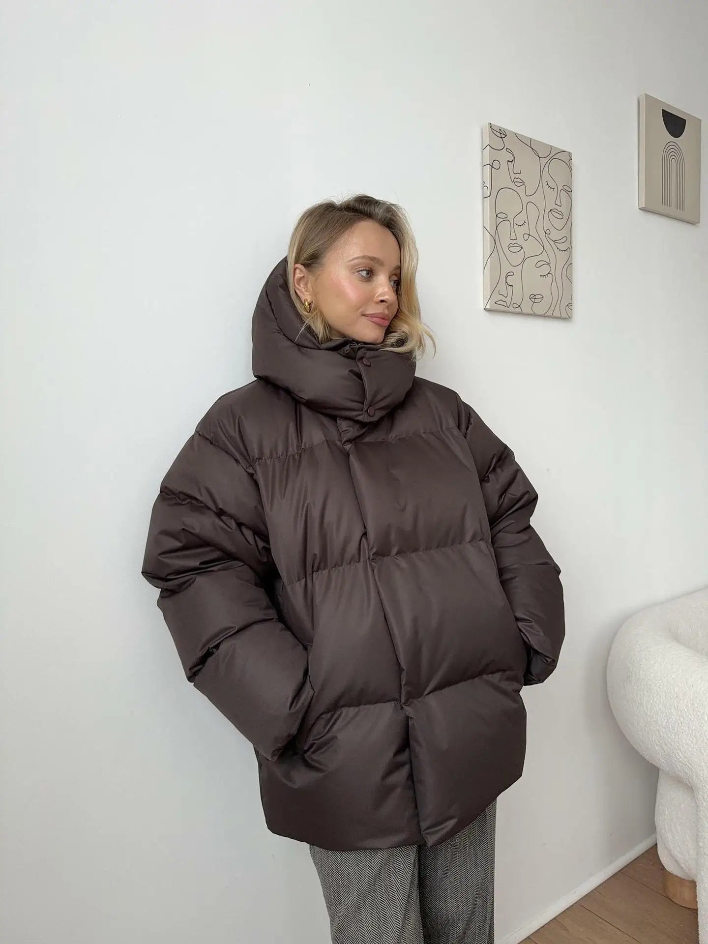 Women’s Hooded Winter Puffer Coat