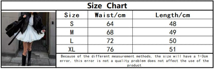 Women’s High-Waist Ruffle Mini Skirt