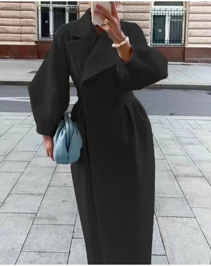 Women’s Vintage Double-Breasted Winter Coat