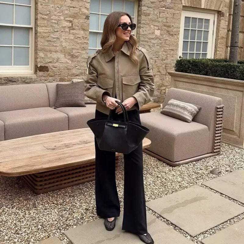 Women’s Turn-Down Collar Jacket