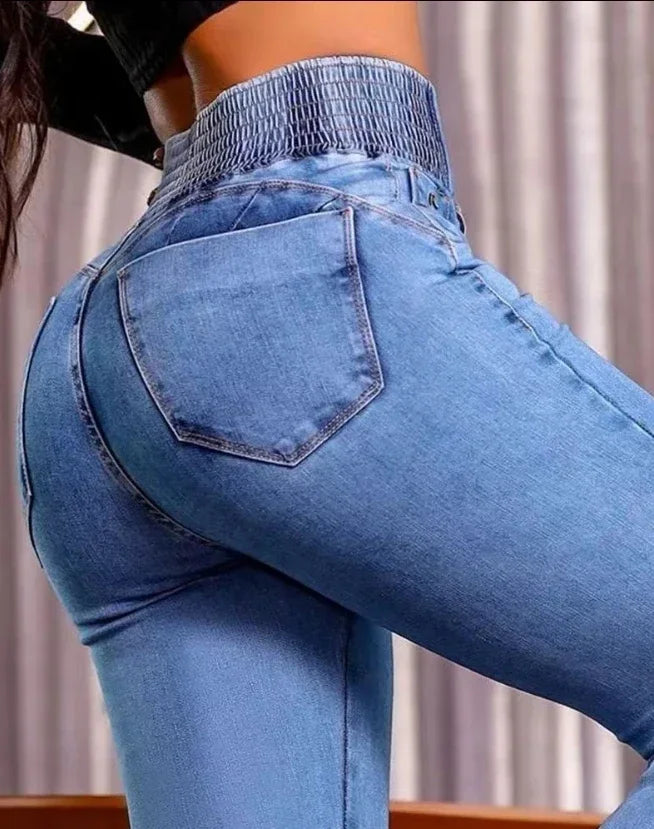 Women’s High-Waist Casual Jeans