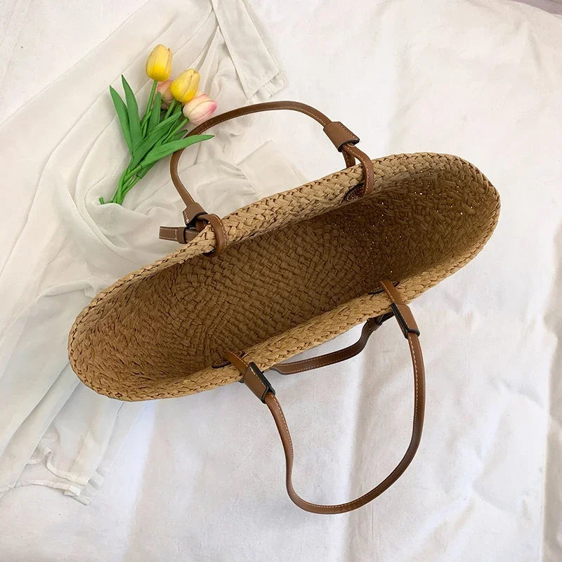 Women’s Handmade Woven Straw Tote