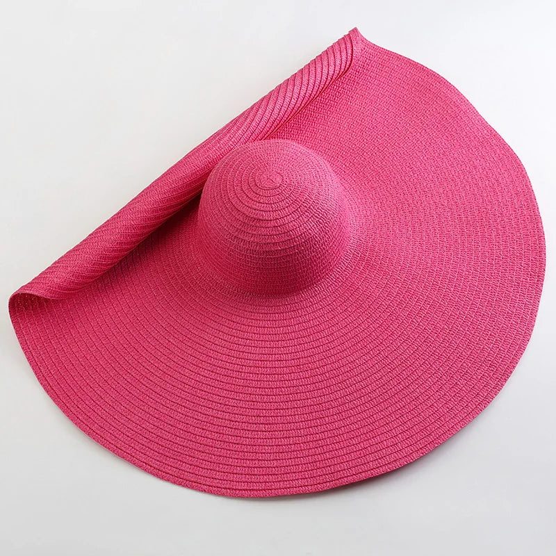 Women’s Oversized UV Protection Straw Hat