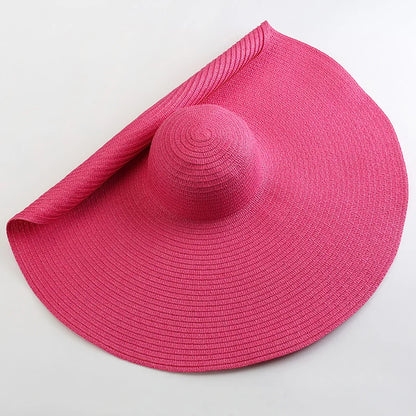 Women’s Oversized UV Protection Straw Hat