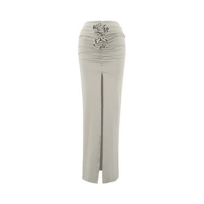 Women’s High-Waist Split Skirt – Summer Streetwear