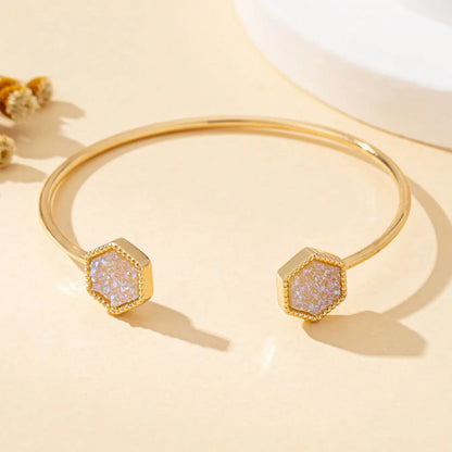 Women’s Adjustable Resin Open Bracelet