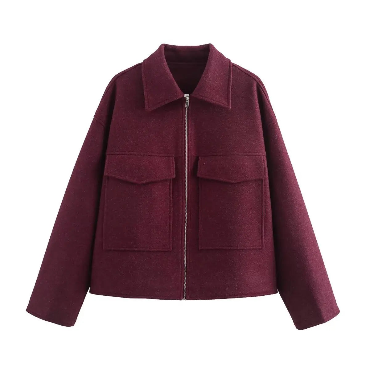 Women’s Suede Oversized Bomber Jacket