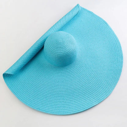 Women’s Oversized UV Protection Straw Hat