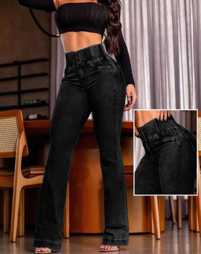 Women’s High-Waist Casual Jeans