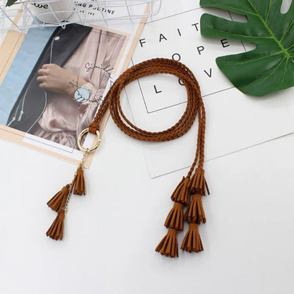 Women’s Boho Tassel Rope Belt