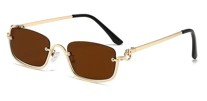 Women’s Half Frame Square Sunglasses