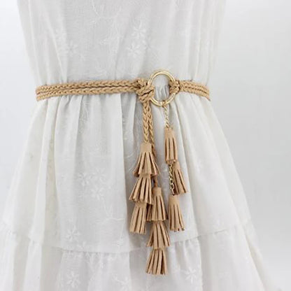 Women’s Boho Tassel Rope Belt