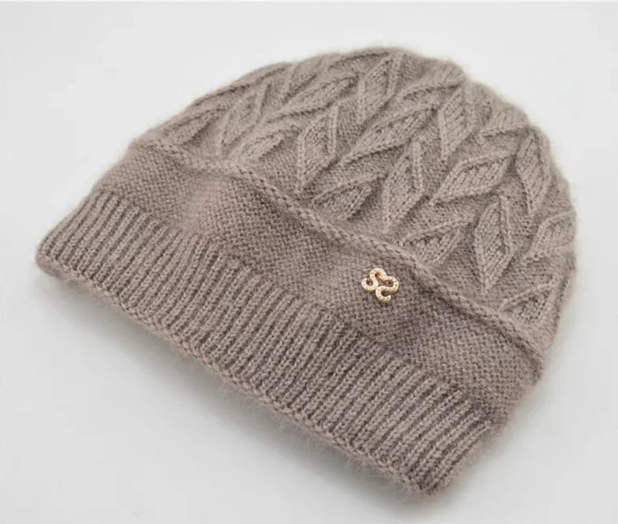 Women’s Winter Double-Layer Knit Hat