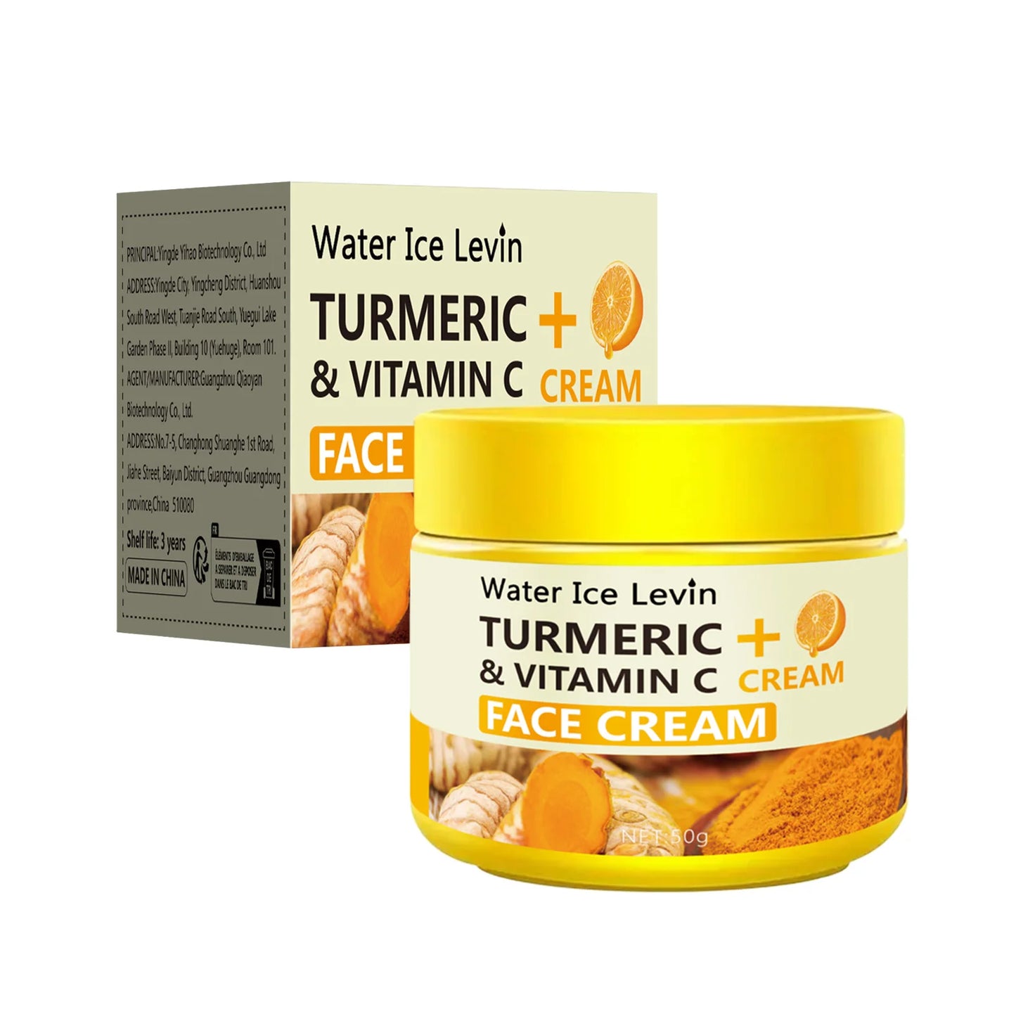 Turmeric & Vitamin C Anti-Aging Cream – 50g