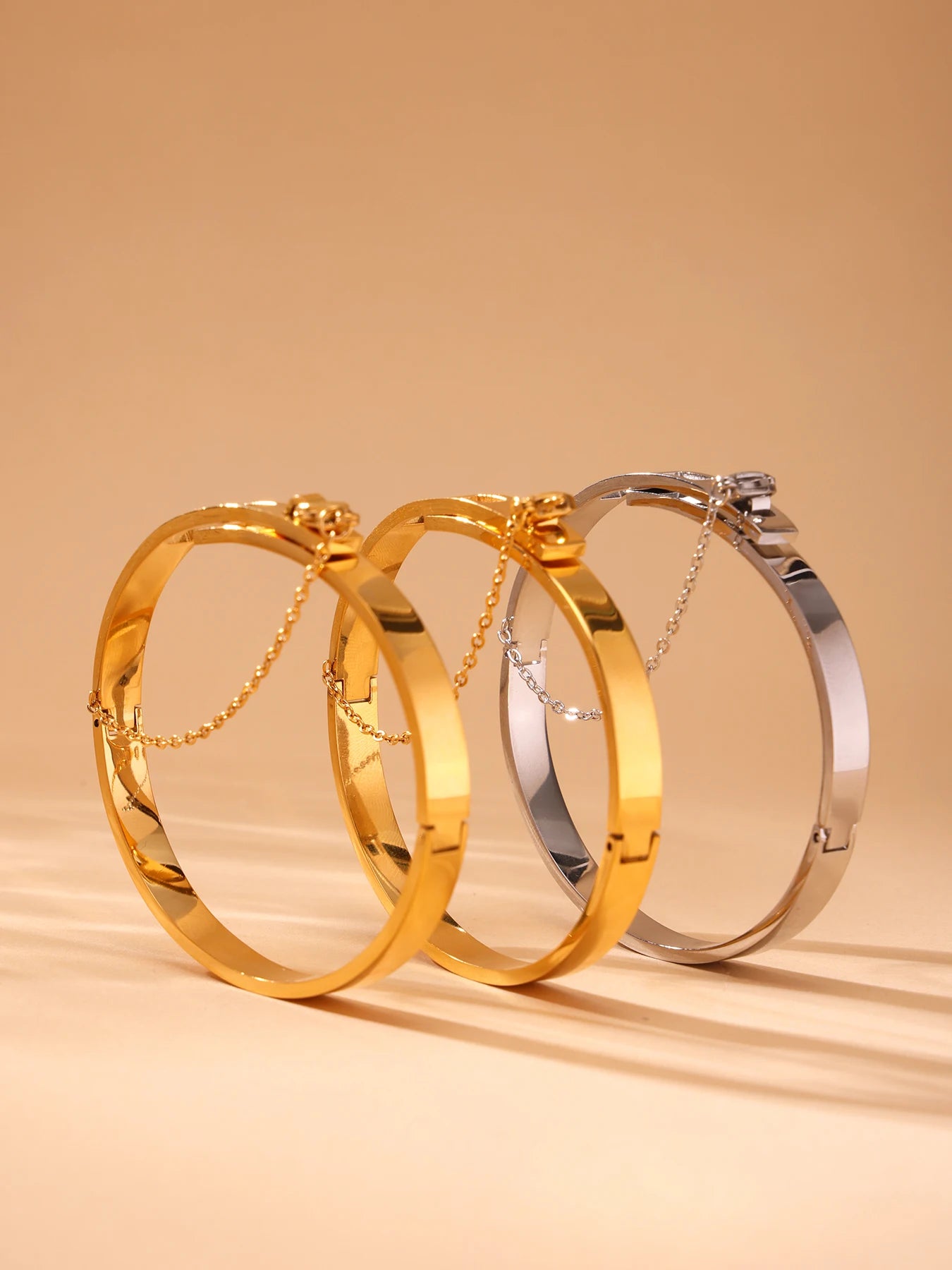 Women’s Gold Plated Stainless Steel Bangle