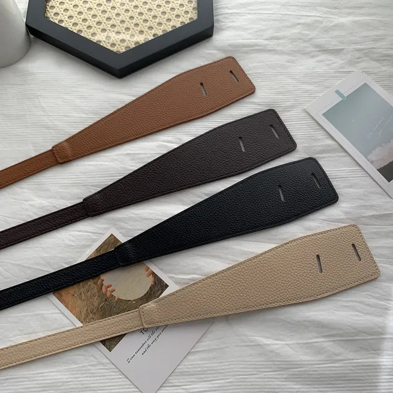 Women’s Designer PU Leather Waist Belt