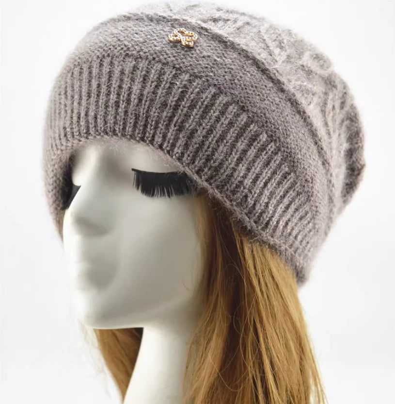 Women’s Winter Double-Layer Knit Hat