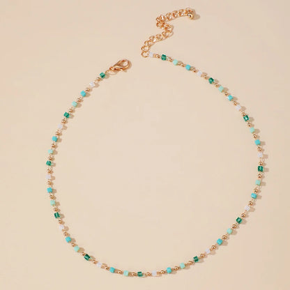 Women’s Boho Beaded Choker Necklace