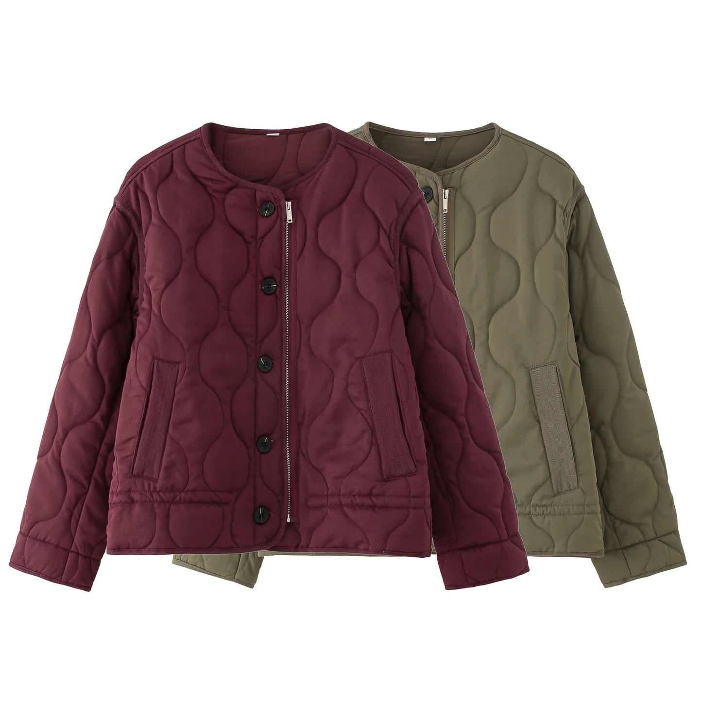 Autumn Women’s Loose O-Neck Jacket