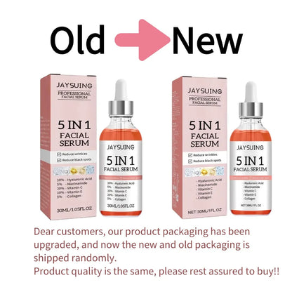 5-in-1 Face Serum – Firming, Brightening & Moisturizing