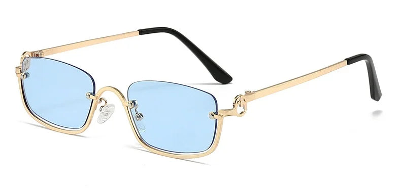 Women’s Half Frame Square Sunglasses