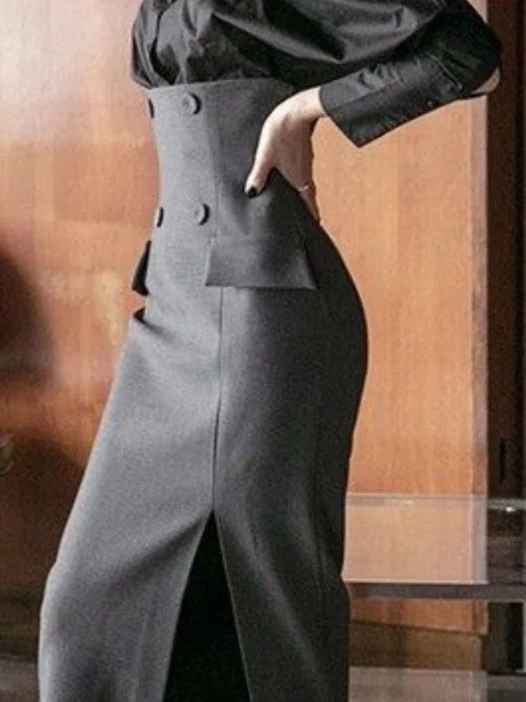 Women’s A-Line Slim Skirt – Korean Casual Style