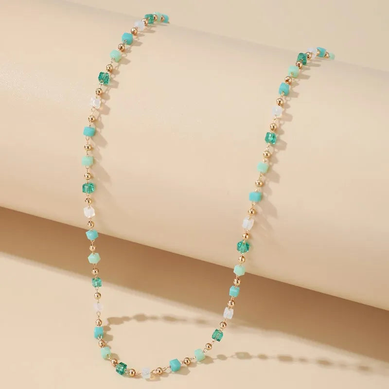 Women’s Boho Beaded Choker Necklace